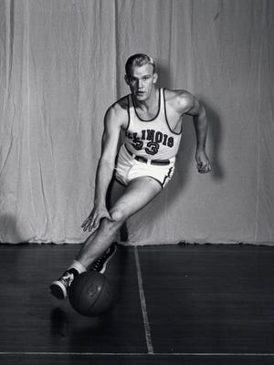 East grad Bill Erickson was a star for the University of Illinois in the late 1940s, leading the Illini to the Final Four in 1949.