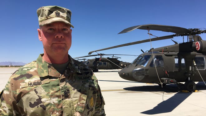 Command Sgt. Maj. Troy Hubbs has been the senior enlisted leader for 3rd Battalion, 501st Aviation Regiment for nearly three years. He will relinquish his position on May 23.