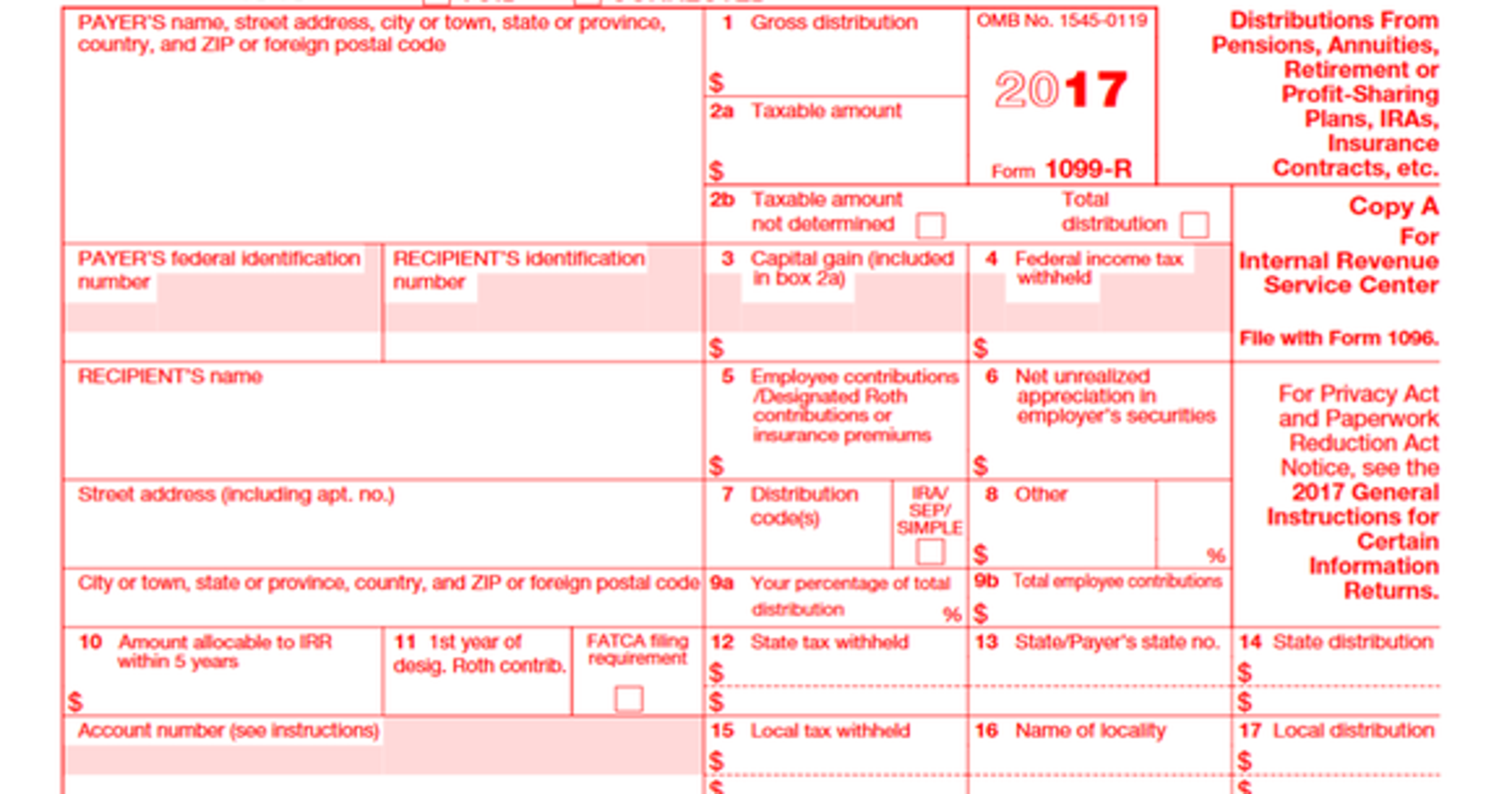IRS Form 1099R What every retirement saver should know
