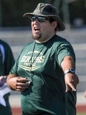 Adam Guerra has resigned as head coach of the St. Bonaventure High varsity football team because his family is moving to Chicago.