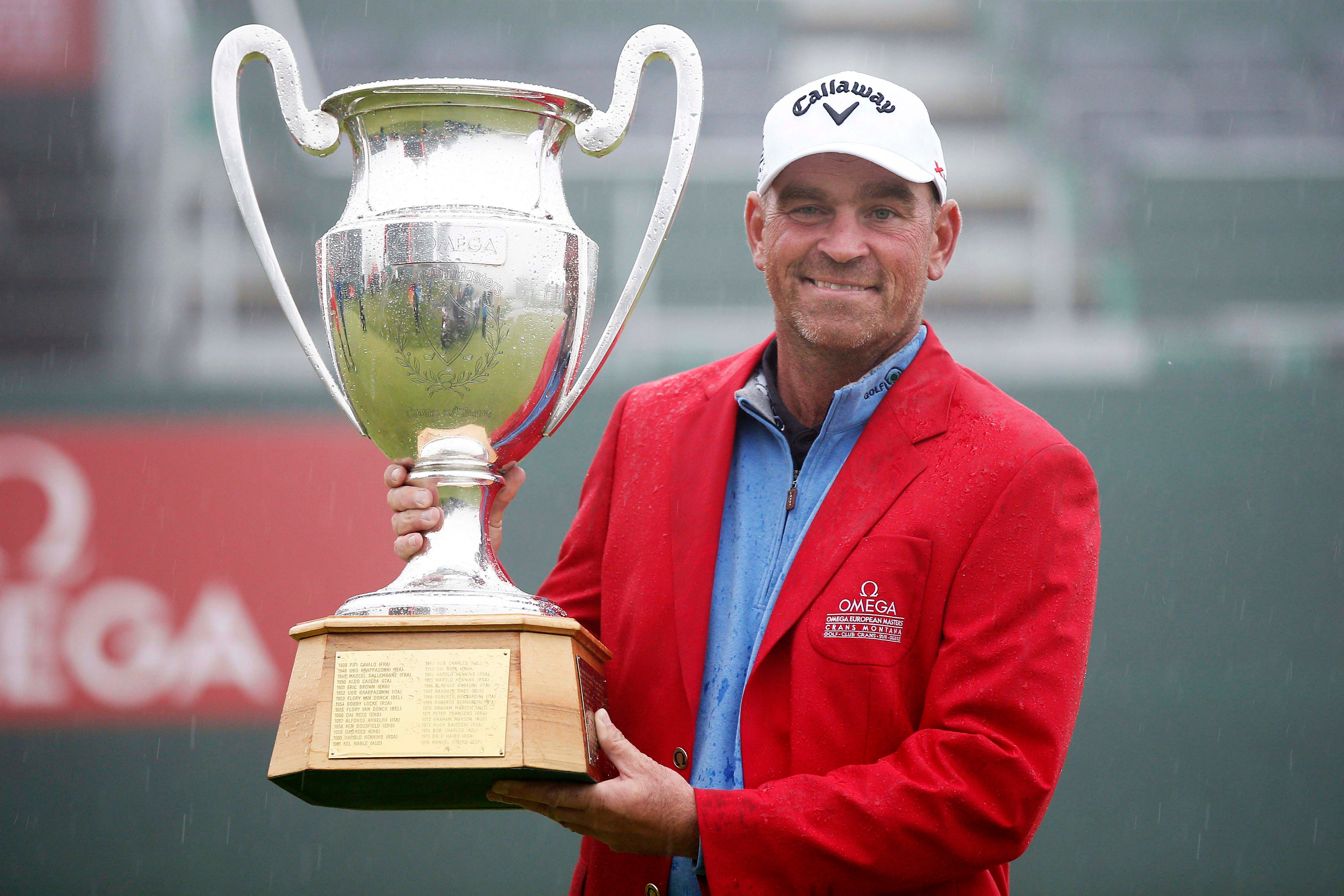 Thomas Bjorn wins European Masters in picture