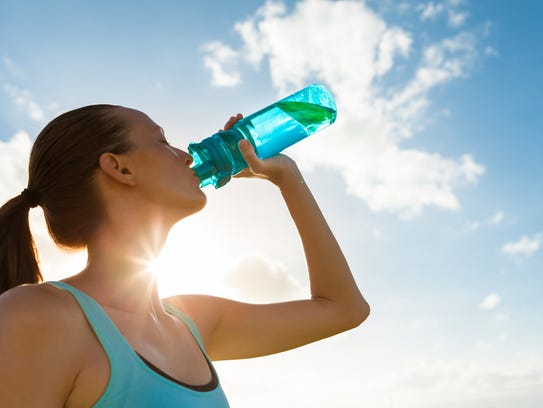 Staying hydrated is especially important when exercising