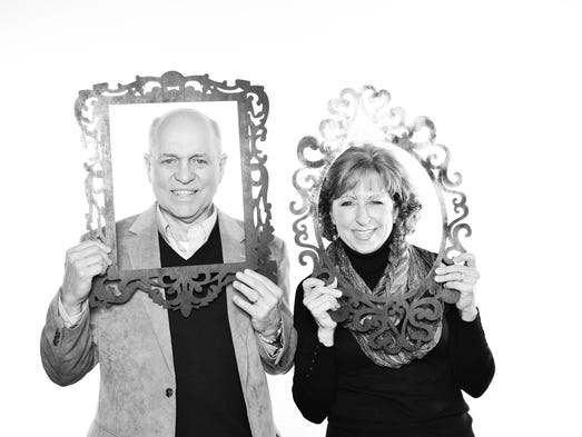 Guests pose in the MINT photobooth Feb. 28 at The Yorktowne