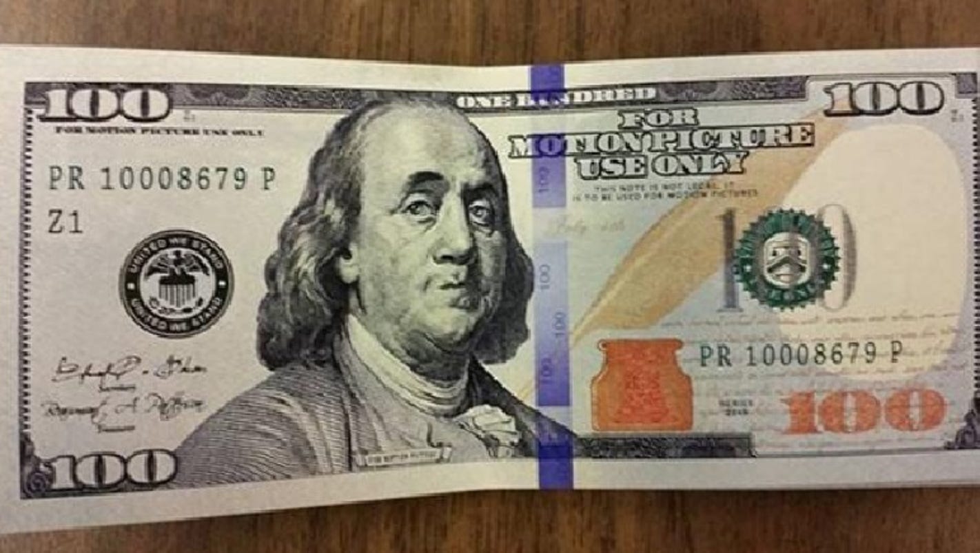 Fake $100 bills used as movie prop turn up in Livingston ...