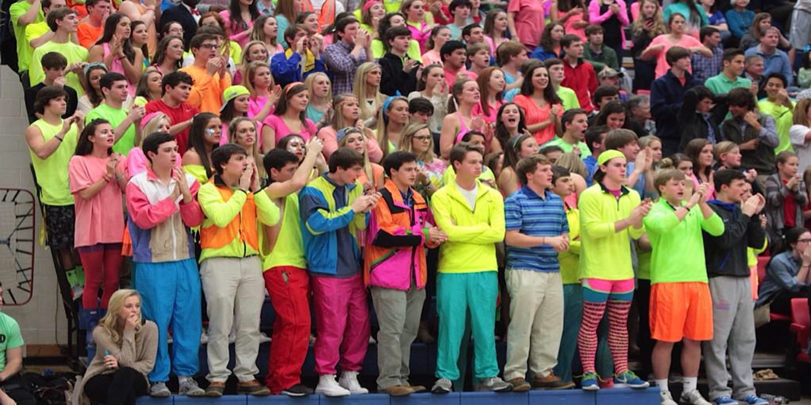 H S Student Sections Get Creative