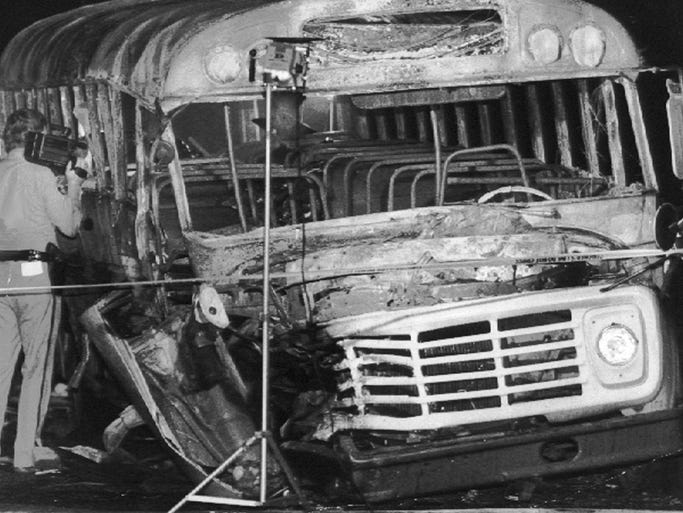 Historic Carrollton bus crash photos