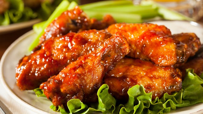 Barbecue Buffalo Chicken Wings as an Appetizer