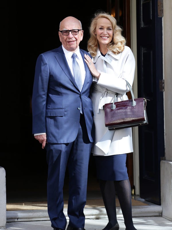 Rupert Murdoch and Jerry Hall are married