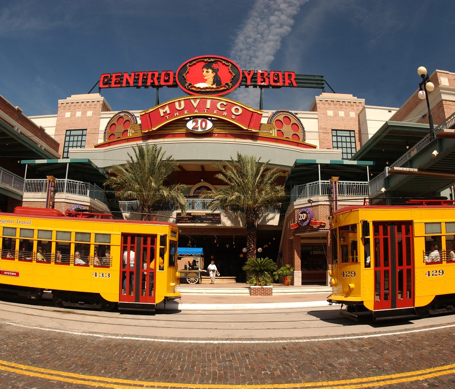 Historic Ybor City was once Tampa's center of cigar industry. Now it's a lively district with restaurants and shops.
