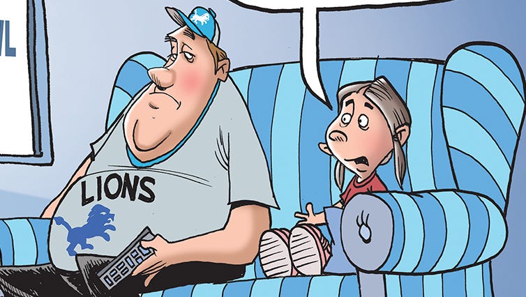 The winner of our Super Bowl LII cartoon caption contest The winner of our Super Bowl LII cartoon caption contest