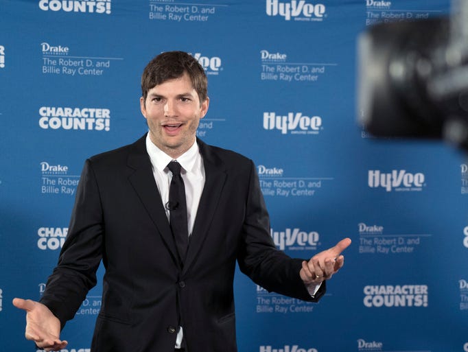 Actor and Iowa native Ashton Kutcher answers questions