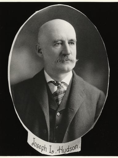 Joseph L. Hudson lived in Brush Park a few blocks from