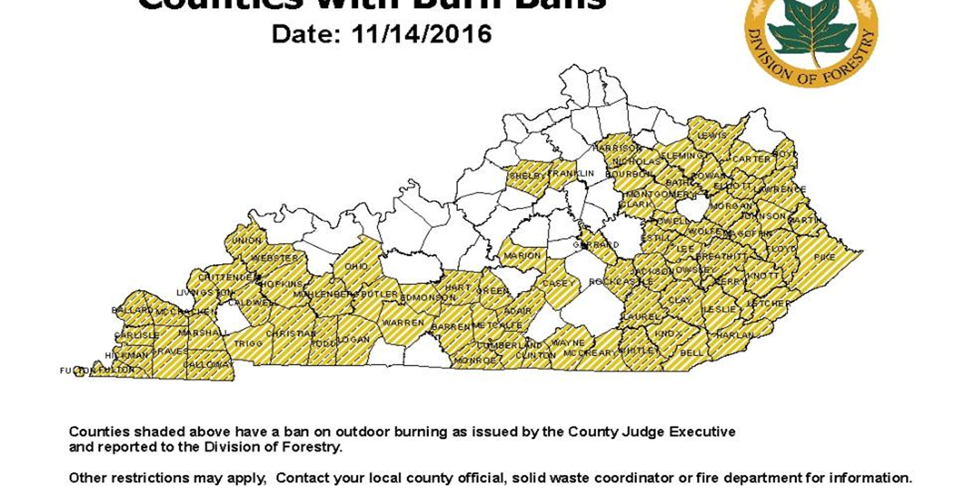 27 wildfires remain in southeastern Kentucky