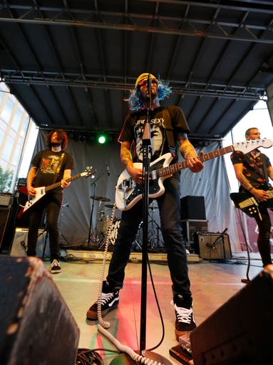 The Holy White Hounds perform Friday, July 8, 2016,