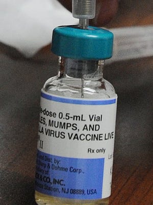 Health officials urge people to make sure they're vaccinated against measles.