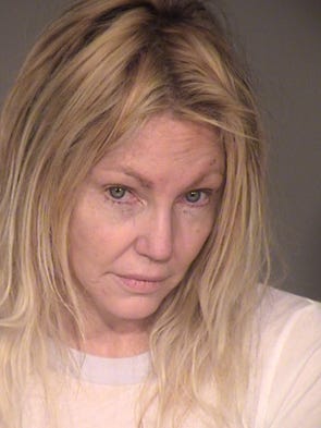 Locklear was booked in the early hours of Monday, Feb.