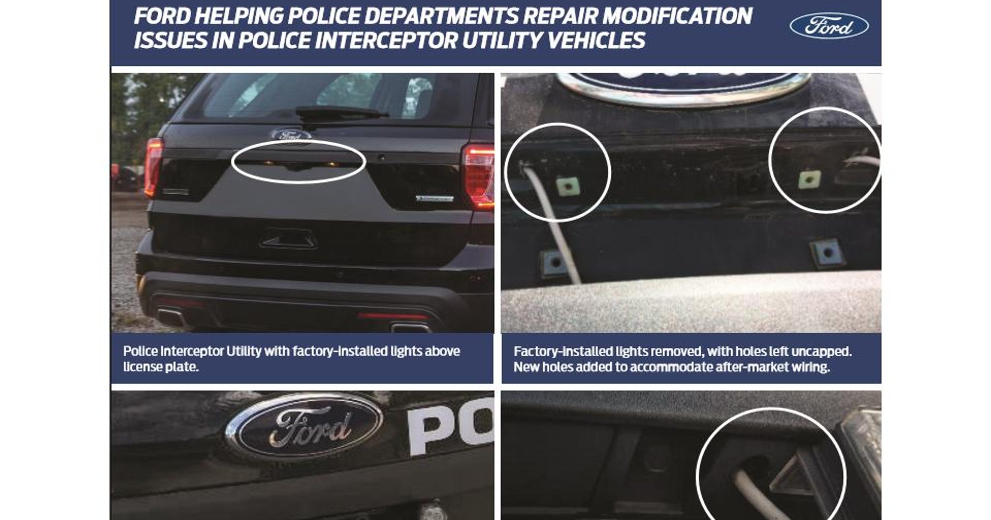Ford engineer teams find same problems in police SUVs