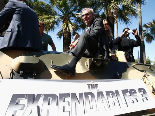 Harrison ford escorted by police #3