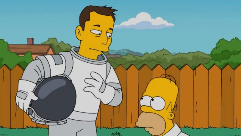 Elon Musk em Simpsons