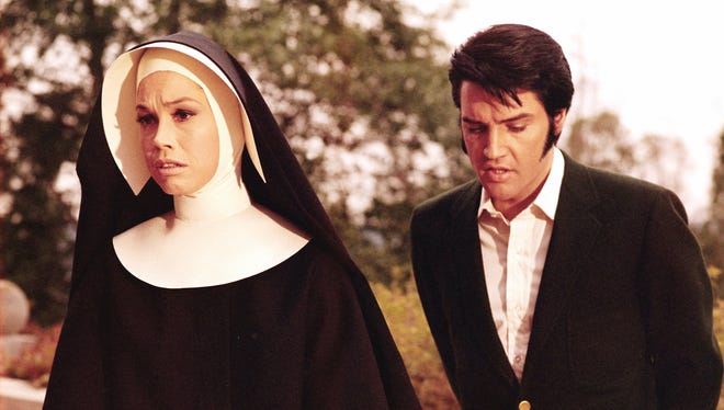 Hail, Mary! Elvis plays an inner-city doctor who catches a pious Mary Tyler Moore off-guard in "Change of Habit."