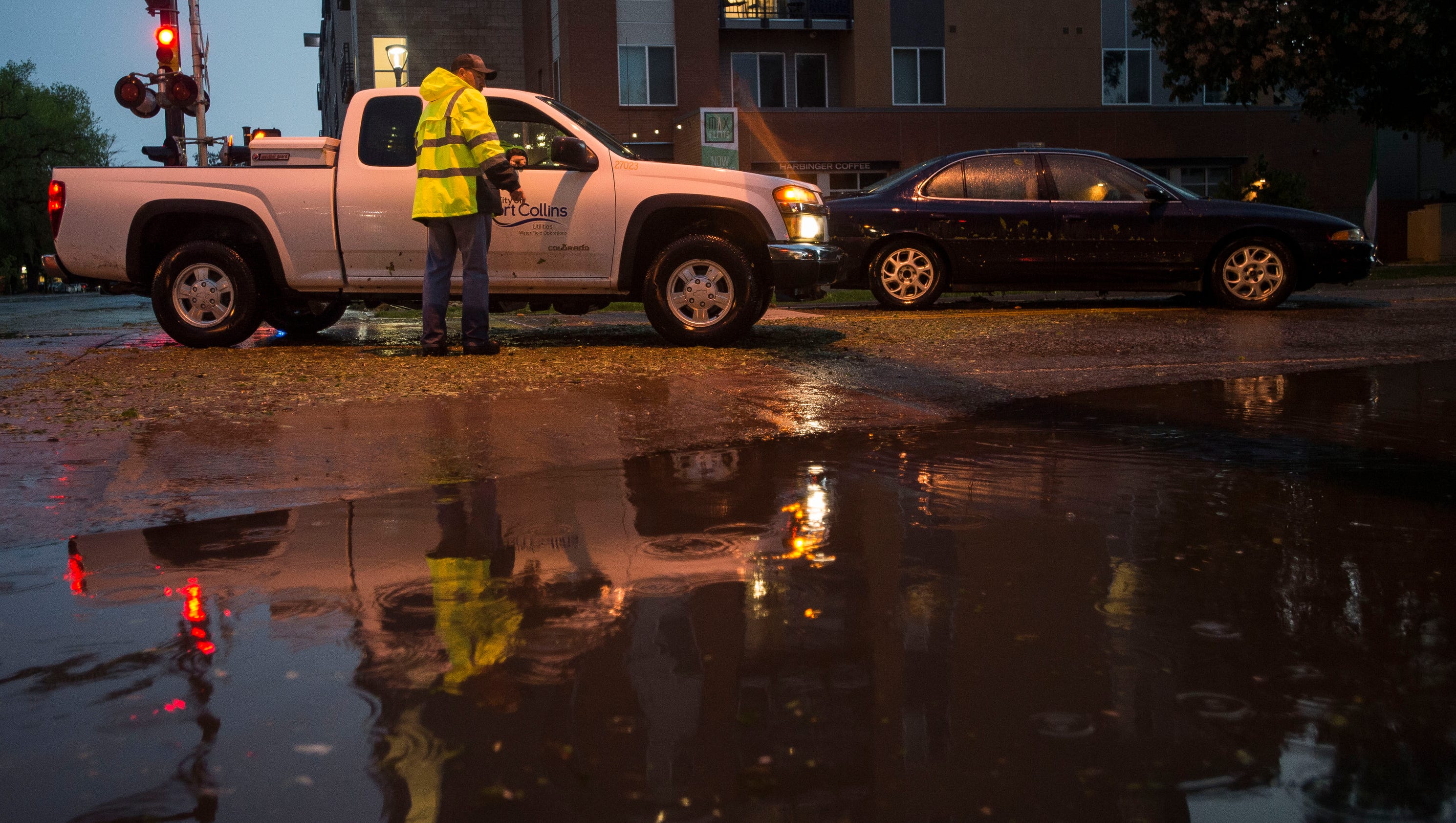 Photos Hail and flooding hits Fort Collins
