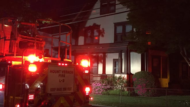 At least three firefighters were injured during a fire at this Mount Vernon home Thursday, May 14, 2015.