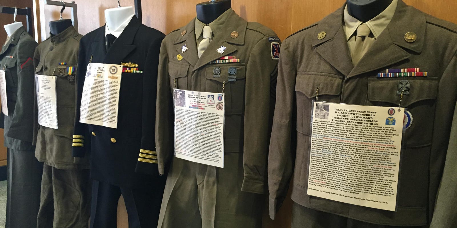 Exhibit Of Military Uniforms Brings Stories To Life