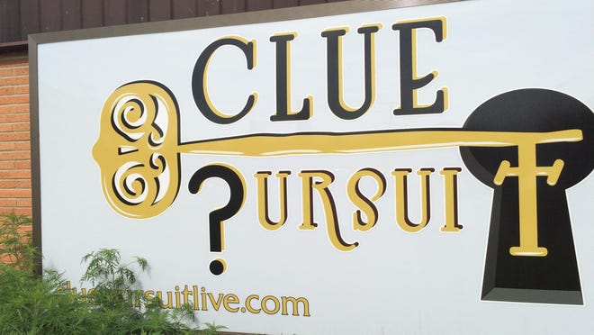 Clue Pursuit opened in February at 1701 S. Campbell Ave., near Sunshine Street. The prominent key in the logo is a symbol of mysteries to solve, said co-owner Maranda Mills.