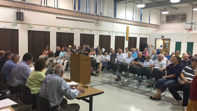About 70 residents attended the Boonton Township Committee meeting Monday night to register their objection to a township name change proposed by another resident.