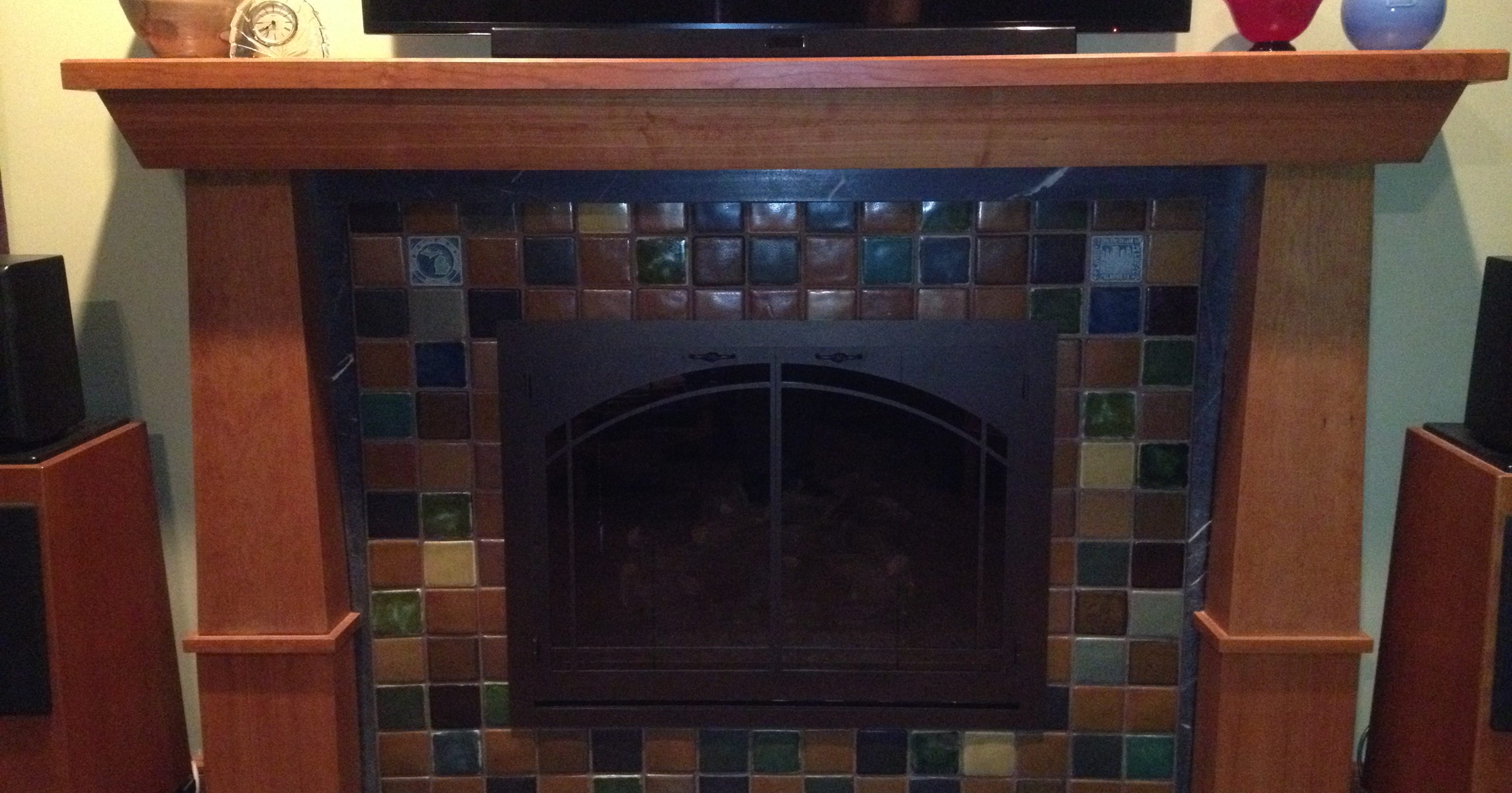 Matlow: Pewabic fireplace makeover