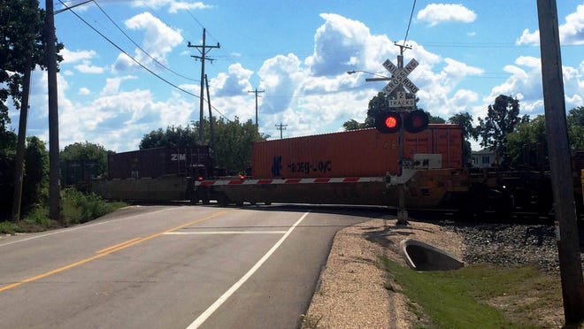 
A Canadian National train blocked Highway 175 south of Fond du Lac for five hours on Sept. 7. The delay was attributed to a crew change and for stopped trains waiting to move north out of Fond du Lac County.

