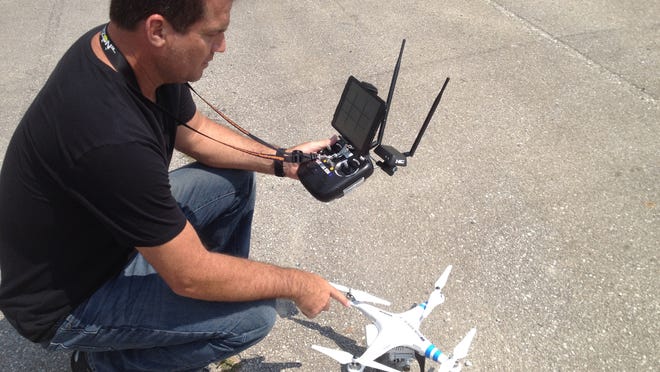 
IMPD Officer Ron Shelnutt is a drone hobbyist.
