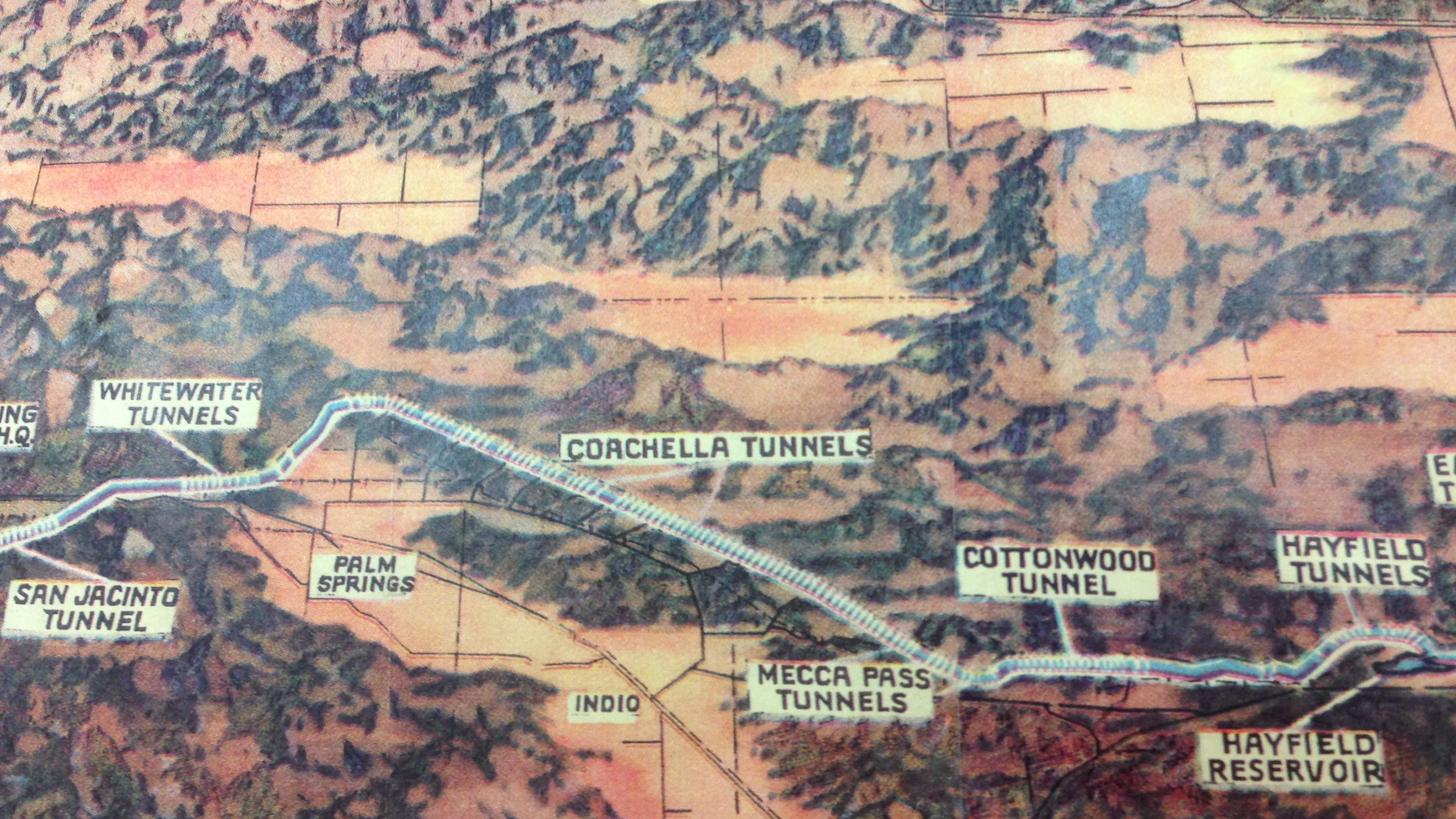 Colorado River Aqueduct Map Colorado River Aqueduct Marks 75 Years Of Water Delivery