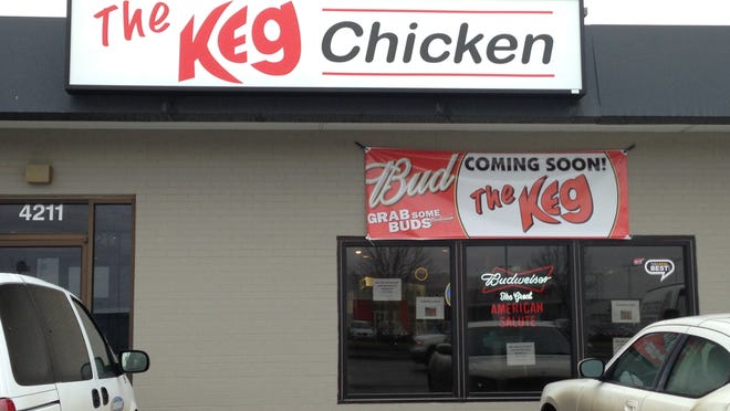 The Keg chicken restaurant at 4211 W. 12th St. in Sioux Falls, South Dakota.