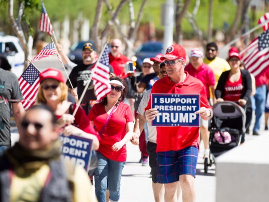 Trump march