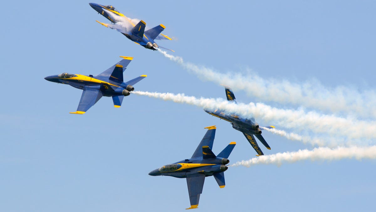 Blue Angel Air Show Pensacola Beach 2025 Nicholas Reid