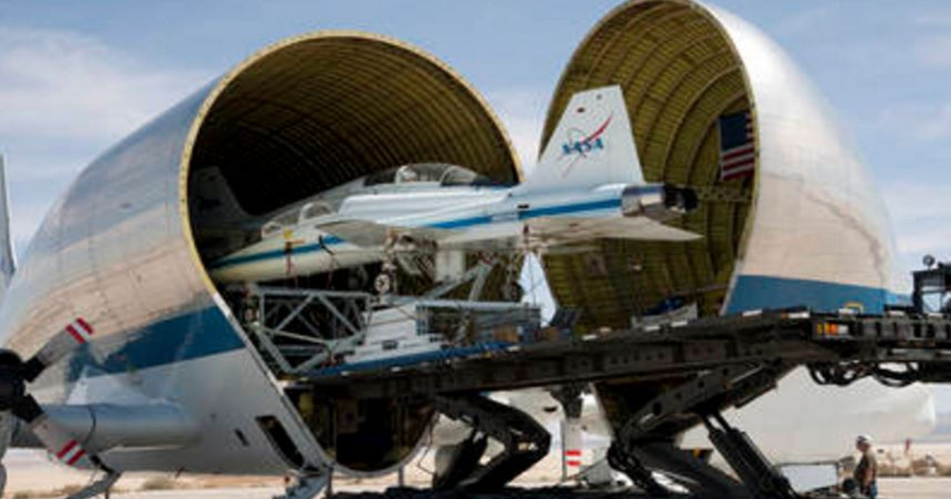 NASA's 'Super Guppy' to land at Lahm Tuesday