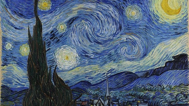 Don McLean's "Vincent" was inspired by Vincent Van Gogh's 1889 painting "The Starry Night."