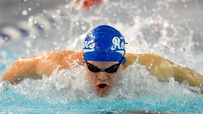 Josiah Kline is one of the senior leaders for the Spring Grove boys' swimming team. Kline, who set the school record in the 100 breaststroke, will race in the 200 individual medley and the 100 breaststroke in this weekend's York-Adams League Championships.