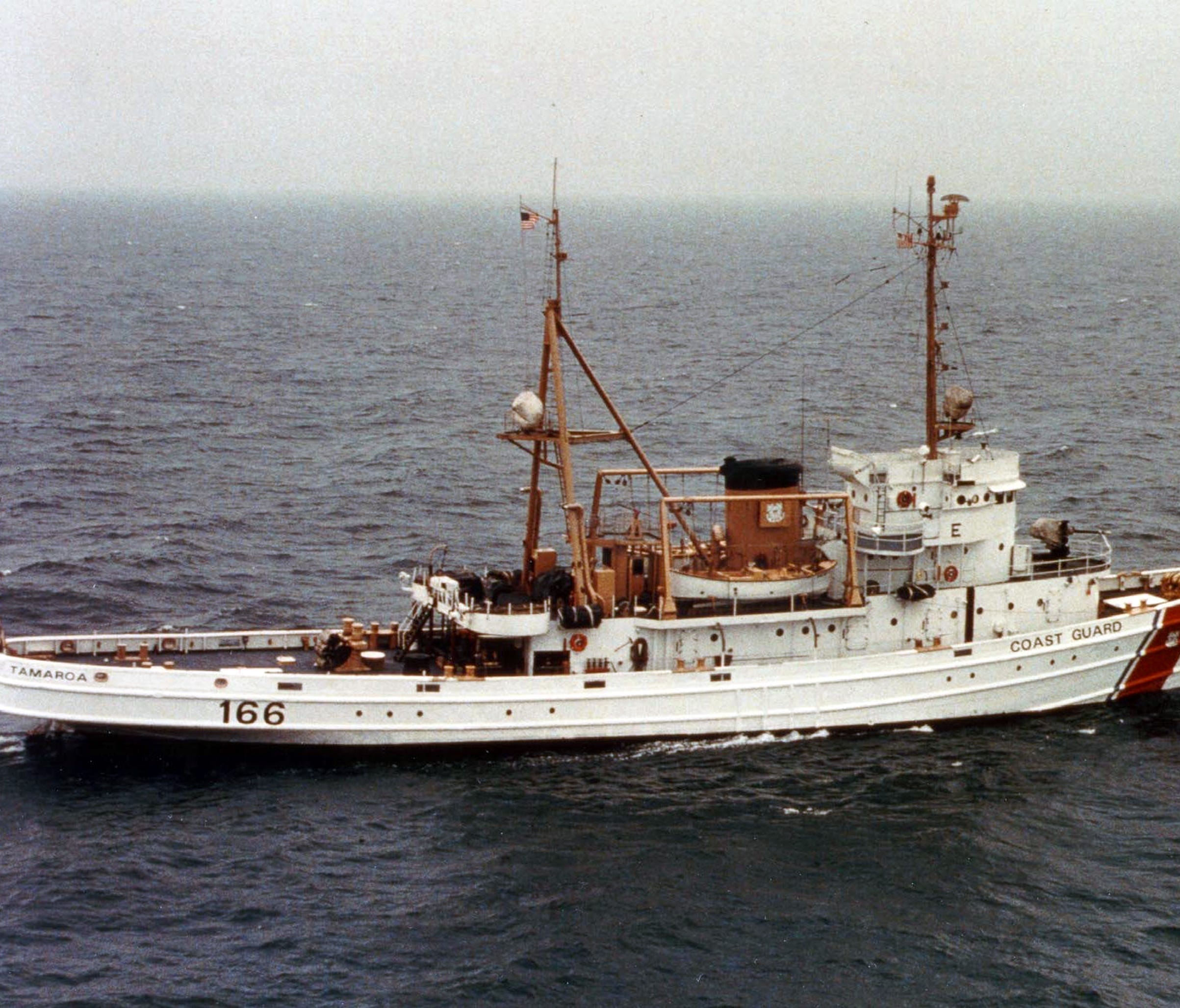 Circa 1989. Coast Guard Cutter Tamaroa in an undated photo.