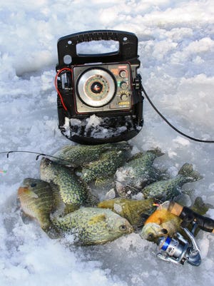 Serious effort was required to locate these early ice panfish.