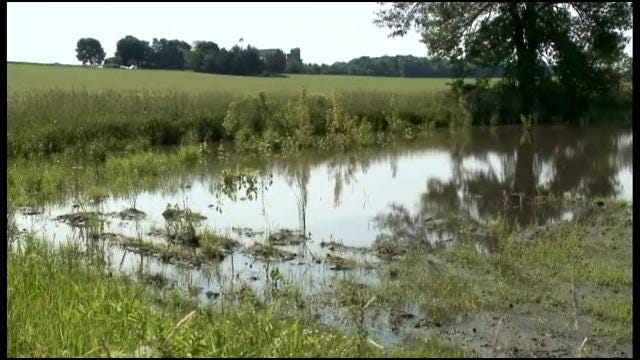 Farmers have been dealing with wet fields this year.