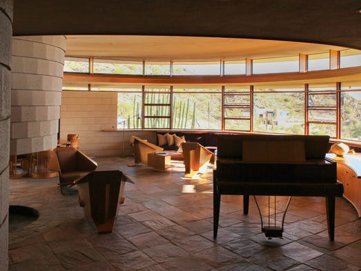 The last home designed by Frank Lloyd Wright, the “Norman