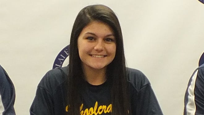 Livonia Stevenson senior softball standout Cori Wilson recently signed a letter of intent to play college softball for Schoolcraft College.