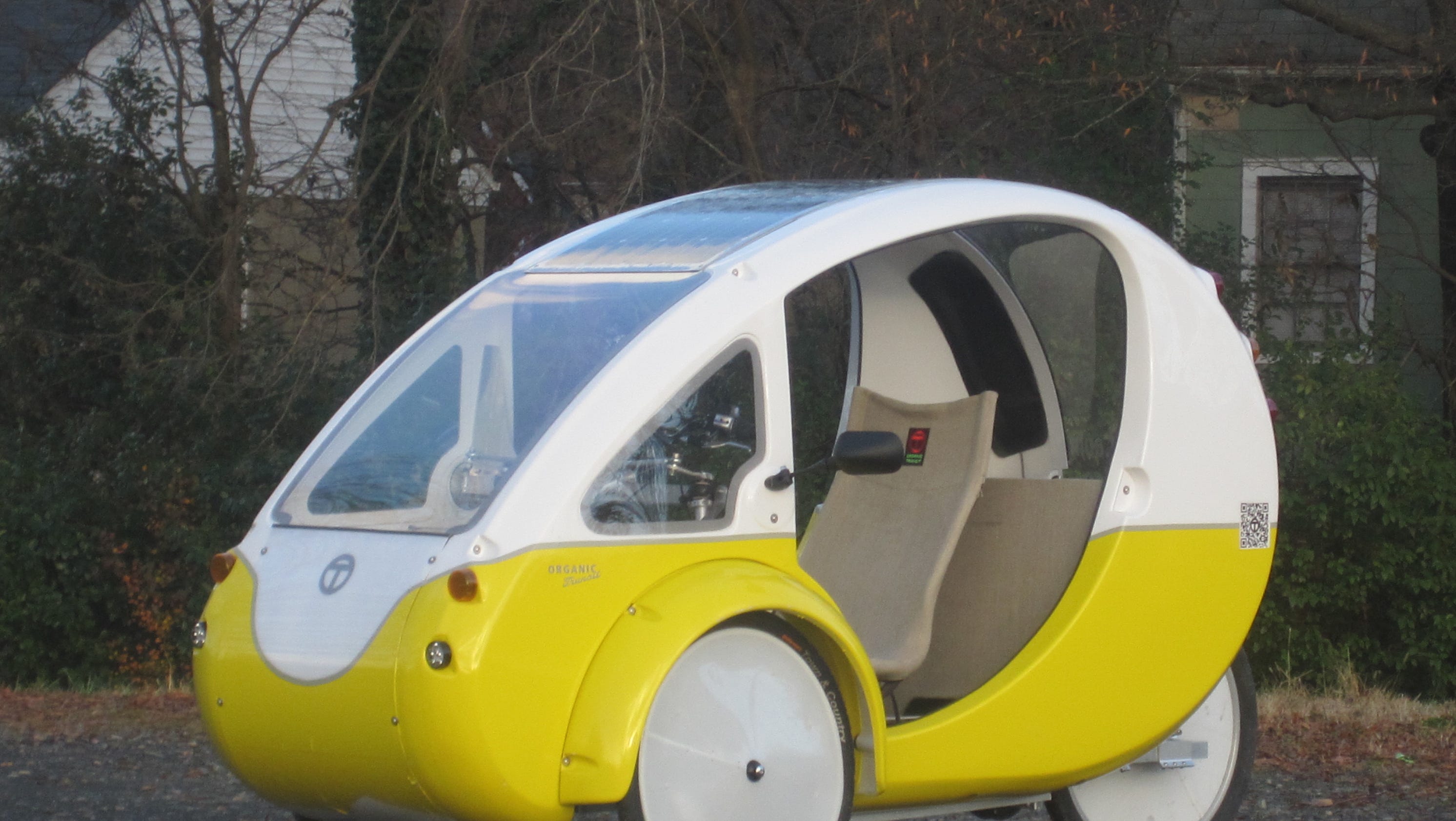 Ride an ELF bikecar to work and skip the shower
