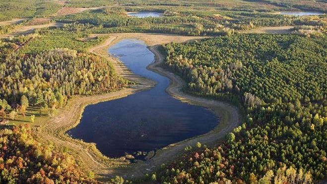 This land in northern Wisconsin was previously purchased through a state stewardship program. The state will spend $32 million over four years to purchase land for parks, natural areas and wildlife preservation. Gov. Tony Evers proposed 10 years and $70 million.