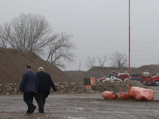 The former quarry site where the plant is proposed