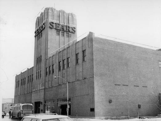 This is a vintage Sears Roebuck & Co. in Rochester,