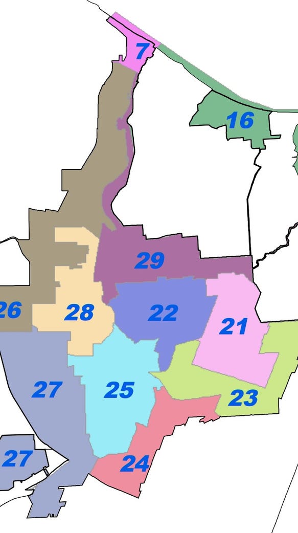 Committees in each of the legislative districts in