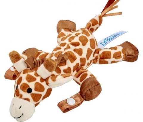 A Dr. Brown's Lovey pacifier holder. The company recalled about 600,000 of the holders.